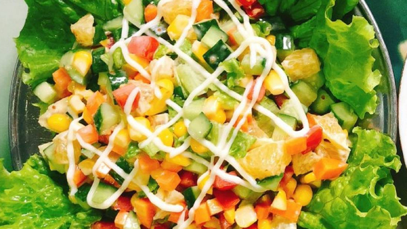 Salad ngô giúp giảm cân