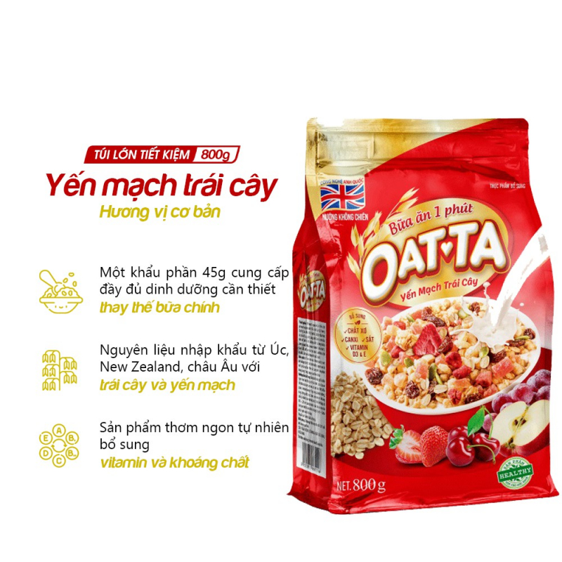 Ngũ cốc Yến mạch trái cây OATTA
