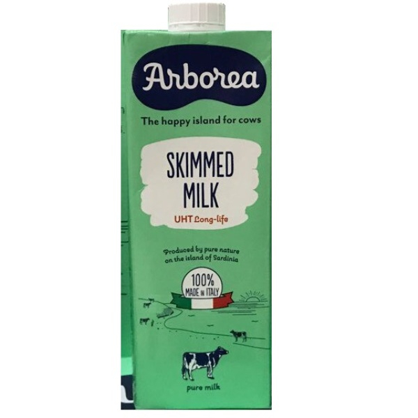 Sữa tươi tách kem, không béo Arborea
