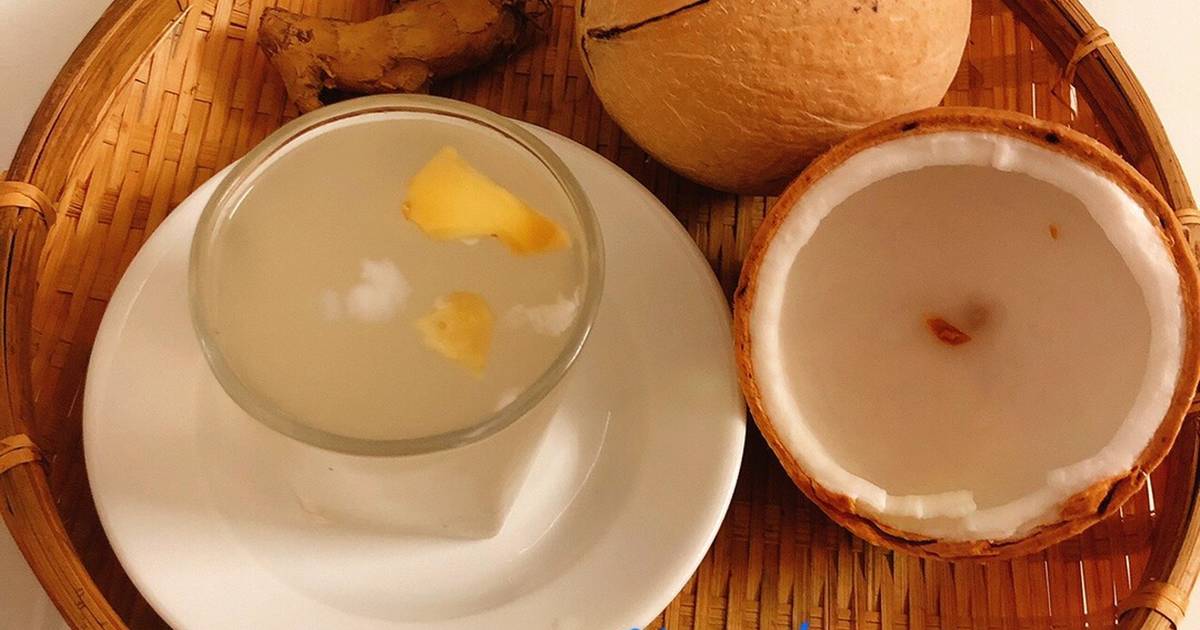 Cách Làm Món Nước dừa, gừng, đường phèn của Apple's Kitchen - Cookpad
