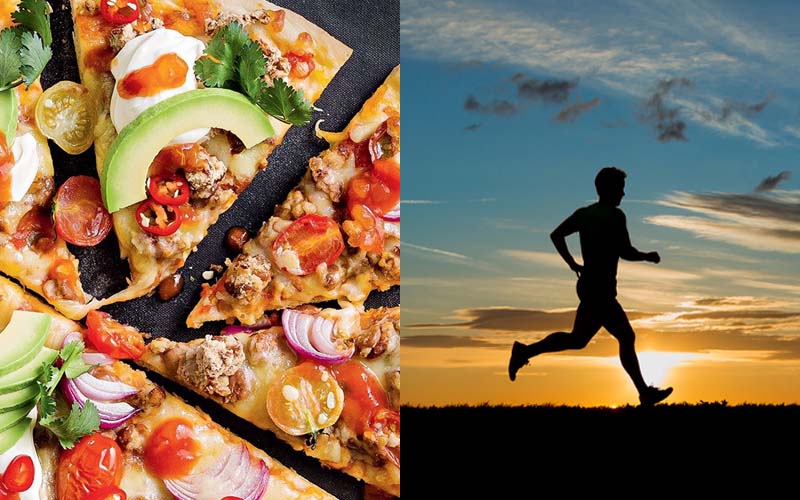 Bạn phải mất 30 phút chạy bộ để tiêu hao lượng calo từ pizza đấy