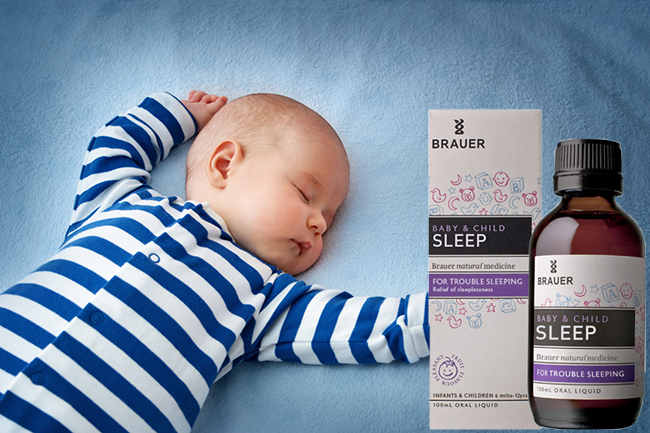 Thảo dược giúp bé ngủ ngon Brauer của Úc cho trẻ từ 6 tháng tuổi giúp cải thiện chứng khó ngủ, mất ngủ, ngủ không ngon giấc, trằn trọc