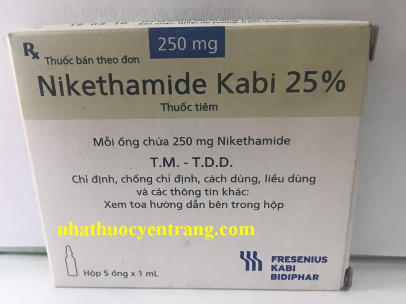 Nikethamid là thuốc kích thích thần kinh trung ương ưu tiên trên hành tủy