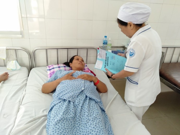 Bệnh nhân đang điều trị tại bệnh viện Từ Dũ